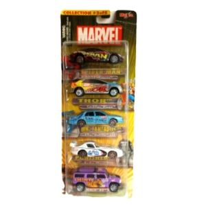 2002 Maistro Marvel 1:64 Scale Die Cast 5pc Car Collection #2 of 5